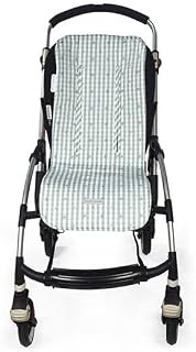 Pasito a Pasito. Colchoneta para Silla de Paseo Yummi. Forro para Silla, Anti-sudoración para el Verano. Uso Universal y Compatible con la Mayoría de los Cochecitos. Color Verde.