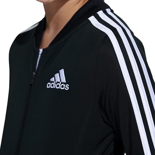 Image of adidas girls Zip-Up Tricot Track Jacket Warm-Up Bomber