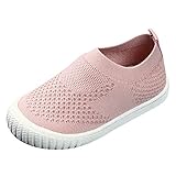 Alwayswin Kinder Baby Mädchen Jungen Freizeitschuhe Solid Mesh Sport Run Turnschuhe Bequem rutschfest Einzelne Schuhe Weicher Boden Slip-On Kinderschuhe Mode Wild Sportschuhe