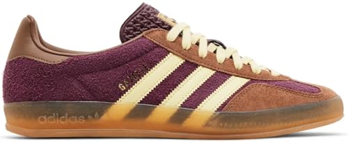 Adidas Originals Gazelle Indoor - Tenis para hombre, Granate Casi Amarillo, 40 EU