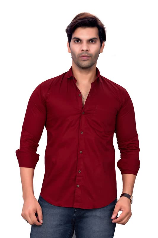 Image of Men's Cotton Regular Fit Fullsleeves Fomal Shirt