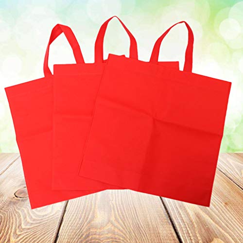 Hemoton 12 peças sacos de supermercado resistente tecido não tecido portátil ecológico butique sacos