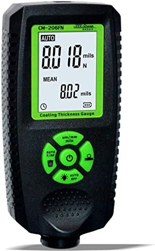 Coating Thickness Gauge CM-206X Digital Paint Meter/Best for Automotive Paint Thickness Measurement (Resolution 0.001mils)