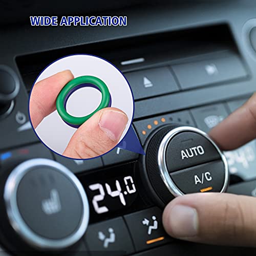 612 Pcs Automotive AC O Rings Kit, SAE& Metric Air Conditioning O Rings Assortment for Car A/C Compressor and Professional Plumbing Faucet Seal Repair with 4PCS O-Ring Picks