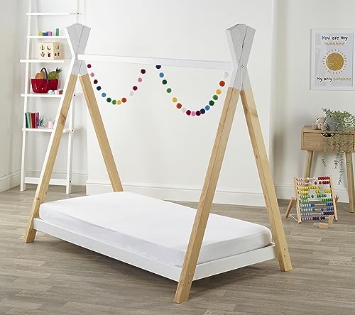 Kinder Valley Teepee Toddler Bed Two-Tone with Spring Mattress | Children's Bed & Kid's Bed