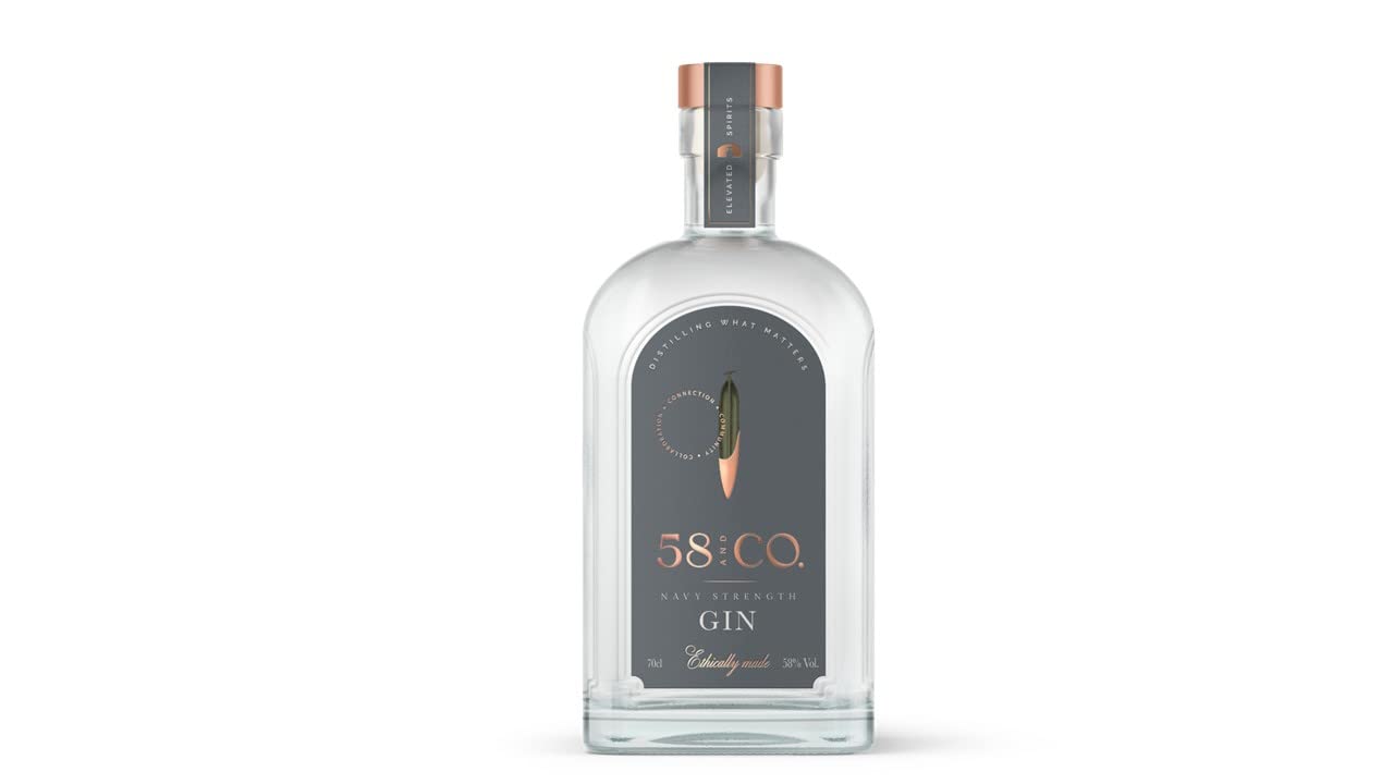 58 & Co. Pink 58 And Co Gin Navy Strength Gin
