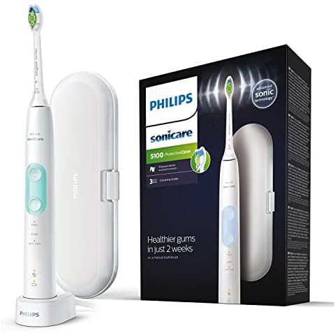 Philips Sonicare ProtectiveClean 5100 elektrische Zahnbürste HX6857/28 - Schallzahnbürste mit 3 Putzprogrammen Cover