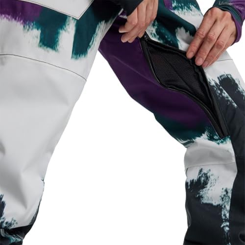 Burton Women's Avalon 2L Stretch Bib Pants, Forest Chalk, S - 3