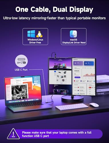 JSAUX FlipGo Pro 16" Dual Portable Monitor 500 Nits at 2.5K JSAUX FlipGo Pro 16" Dual Portable Monitor 500 Nits at 2.5K