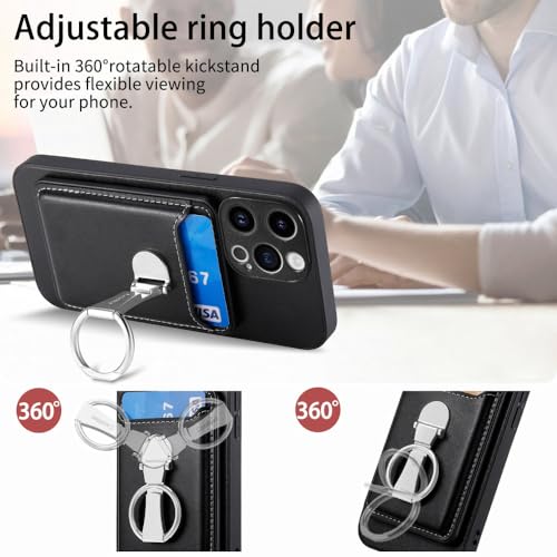 Protection antichoc iPhone 14 Pro avec fente de rangement carte