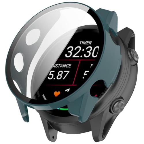 �X�}�[�g�E�H�b�` �J�o�[ For Garmin Forerunner 70/170/170 Music���e�P�[�X �J�o�[ �����K���X�t�B����+PC�t���[�� ?����̌^ �S�ʕی� �����^ �ϏՌ� �h�w�� �����ߗ� �����ȒP �K�[�~�� �P�[�X