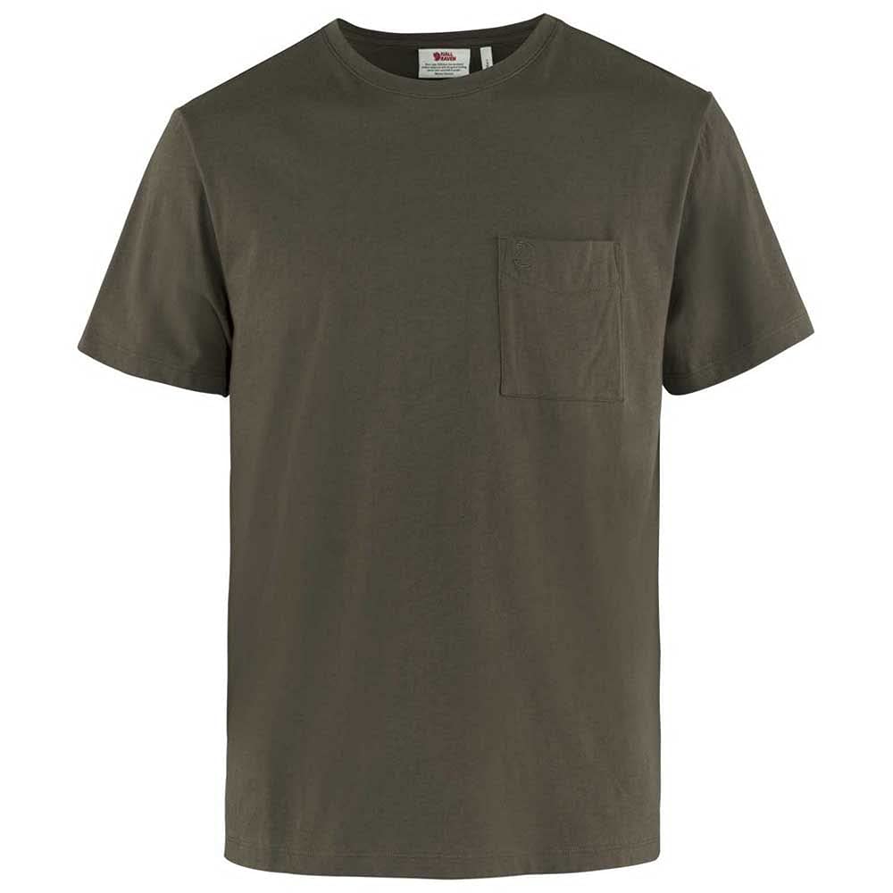FJALLRAVEN F87042-633 Övik T-Shirt M Dark Olive XS