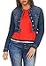 Produktbild ONLY Damen Onlnew WESTA Cropped DNM Jacket RP Jeansjacke, Blau (Medium Blue Denim Medium Blue Denim), 38