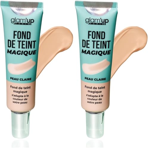 Glam'Up Paris - Fond de Teint Magique - Perfecteur de Teint - S’adapte à la Couleur de votre...