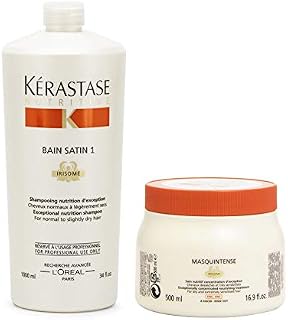 Kérastase Nutritive Bain Satin 1 Shampoo 1L + Finos 500g