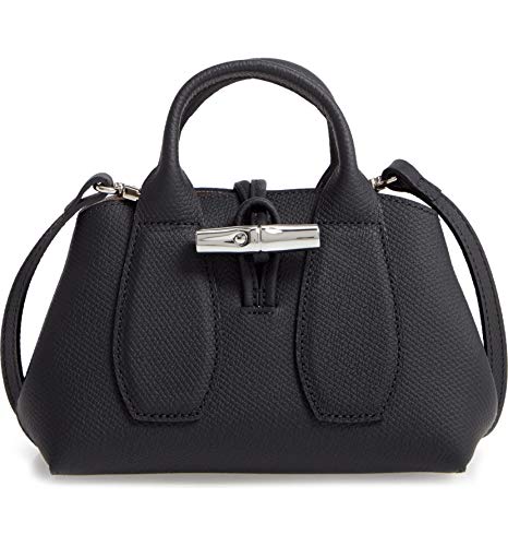 Longchamp Extra Small Roseau Leather Top Handle, Shoulder Bag Tote #TOP15