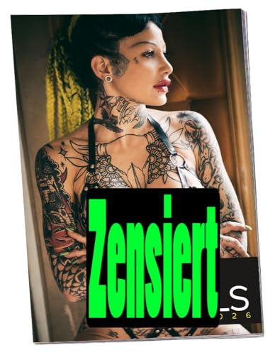 SexyGIRLS Erotik Kalender 2026 | Pin-Up Wandkalender A3 | Heißer Erotikkalender für Männer | Geschenk & Deko (Tattoo-Girls)