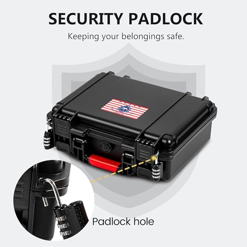 Kinghardcase Waterproof Ammo Case - 200 Round Bullet Locking Storage Box - Mil-Spec Travel Safe for 5.56 223 Ammo/Bullet