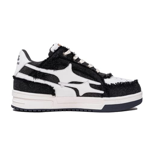 Killwinner Sneakers For Women, Fashion Sneaker Cowboy Tassel Sneaker Tennis Walking Shoes For Lady Black Sneakers #TOP3