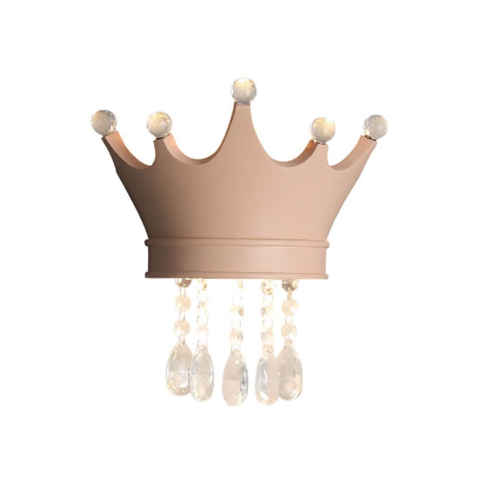 Applique murale d'intérieur LED couronne aux finitions soignées pour enfant
