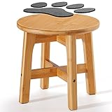 IPOW Step Stool for Adults Kids Toddlers with Anti-Slip Pad, Small Stool 10.85" Tall Support 200 lbs