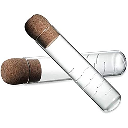 2 piezas de infusor de té, tubo de infusor, resistente al calor, tubo de colador de té, tubo de prueba de preparación para oficina en casa