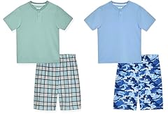 Green Plaid-blue Camo