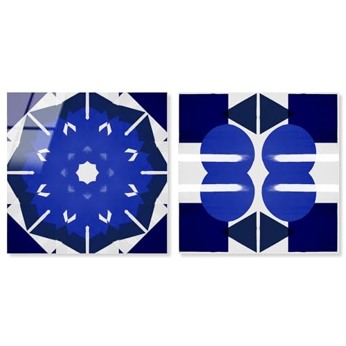 Geometry Studies Diptych Acrylic Print Modern Wall Art Set by