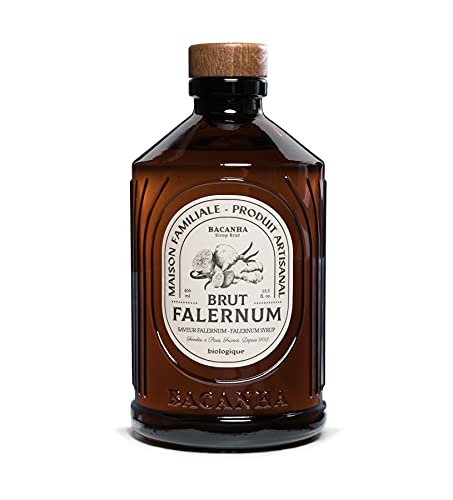 BACANHA - Organic and Raw Syrup - Falernum Syrup - For Cocktail, Lemonade and Ice Tea - 400 ml