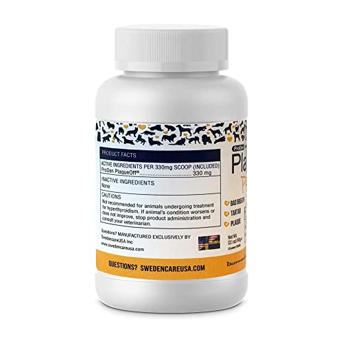 ProDen PlaqueOff Dental Package with PlaqueOff Powder for Dogs 60 g and Dental Care Bones with Turkey & Cranberry Flavor for Dogs 17 oz