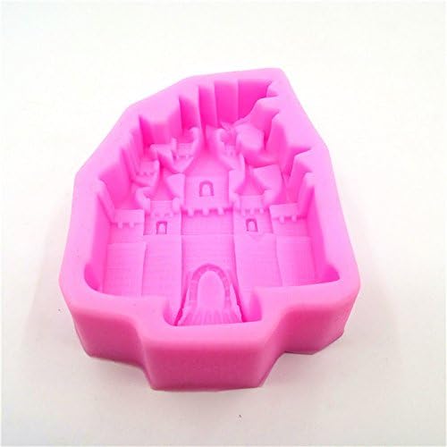 Miniatura 3 de Moldes para fondant decoración de pasteles castillo modelado Fondant Sugarcraft Cake Mold DIY Jabón casero Polímero Arcilla Herramientas Moldes de