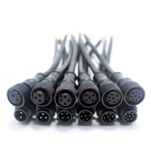 Connecteur M12 3 broches étanche IP68 mâle femelle avec câble 20CM pour bande LED
