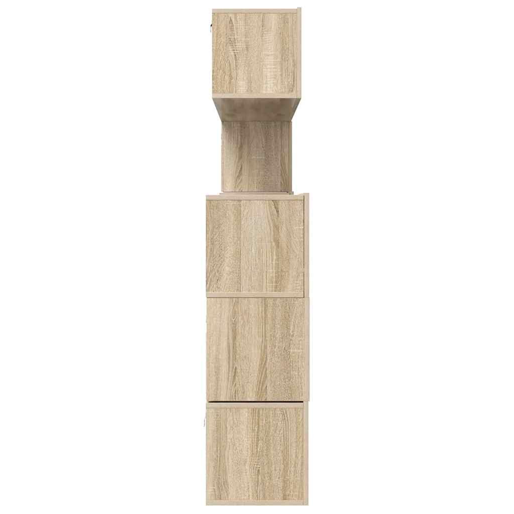 8-TLG Sonoma - Juego de 8 tablas de pared de madera de roble, 240 cm de ancho, aparador moderno para TV con amplio espacio para salón y dormitorio