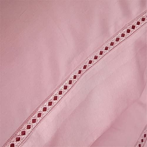 Mmllzel 1000Tc Egyptian Cotton Bedding Set Damask Jacquard Duvet Cover Set Bed Sheet Pillowcase (Color : Fitted, Size : Queen Size) #TOP3