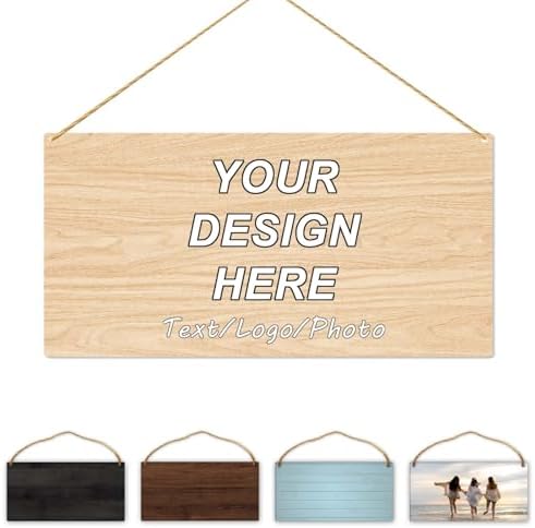 Amazon.com: Custom Wood Sign Personalized Wooden Signs Customized Name ...