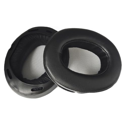 Almohadillas de repuesto para auriculares Sony MDR-1A / MDR-1ADAC - Negro | Compatible con Sony MDR-1A, MDR-1ADAC y MDR1A, cuero proteico premium y espuma viscoelástica, ajuste cómodo y fácil instalación miniatura 7