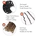 PILLUGER Yanky Twist Crochet Hair Yaki Pre-looped Twist Brown Spring Mini Crochet Hair 8 Inch 9 Packs Passion Twist With Curls Synthetic Braiding Hair Extensions (T1B/30/27)