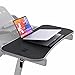 Miden Treadmill Desk Attachment, Universal Laptop Desk, Ergonomic Platform for Notebooks, Tablets, Workstation for Treadmill Handlebars up to 36 inches