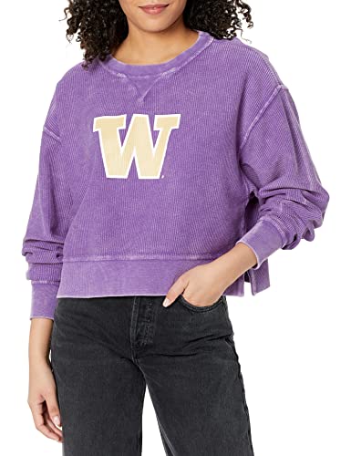 Image of chicka-d NCAA womens Corded Boxy Pullover