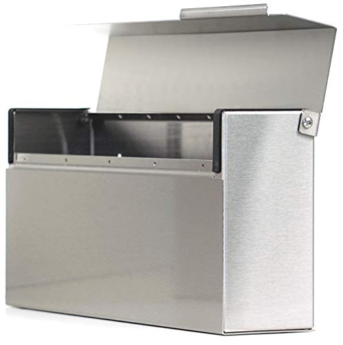 Vsons Modern Design Mailbox, Personalized , Engraved Stainless Steel, Wall-Mount Mailbox Vsons Design Louis S #TOP3