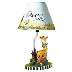 jungle themed nursery lamp