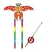 GRABAGECAN Dynamic Kites 3D Fishing Rod Line Kites Small Kites Easy Flying Toy Long Tail Kites Popular Beach Activity Parent-Kids Favor