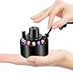 Joycabin Ultraschall Vernebler, Mini Nebelmaschine, 12 LED Lichtern Nebelhersteller, Mist Maker Wassernebler Fogger Luftbefeuchter für Halloween Springbrunnen Wasserspiel Topflandschaft Garten Rockery