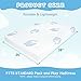 JUNYOHOA Pack N Play Mattress,38x26 Breathable Dual Sided Firm & Soft Memory Foam Thick Pack and Play Mattresses,Baby Mattress for Pack N Play with Zipper Cozy Cover