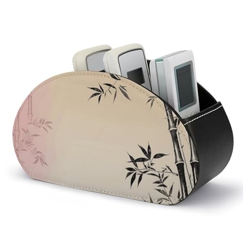 LQWOK Storage Box, Bamboo And Sakura Tree Zen Printed Storage Box,remote Control Storage Box,desktop Storage Box,durable Storage Box