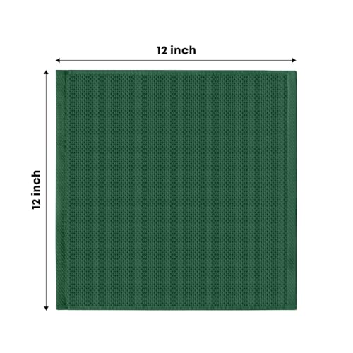 Artoid Mode Waffle Verde Oscuro 100% Algodón Toallas de Cocina Suaves, Juego de 6 Piezas 30x30 cm Lavables Absorbentes Trapos de Cocina Limpieza de la Cocina - imagen 5