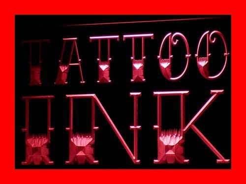 ADVPRO i297-r New Tattoo Ink Shop Display Bar Neon Light Sign