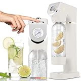 Berlinger Haus Wassersprudler Sahara Collection – Wassersprudler ohne Strom – Sodamaschine – Mit Barometer – Mit 2 Flaschen (1,0 L & 0,5 L) – CO2-Zylinder kompatibel – Küchengerät