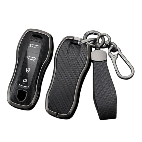 Protection clé Porsche Cayenne Coupe 911 en cuir TPU au fini premium