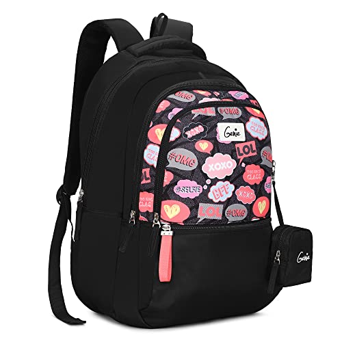 Buy Genie BFF Laptop Backpack for Women, 3 compartments, Stylish and